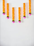 Sigaram 2 FT Orange Artificial Flower Toran For Home Door & Wedding Ceremany K 5017