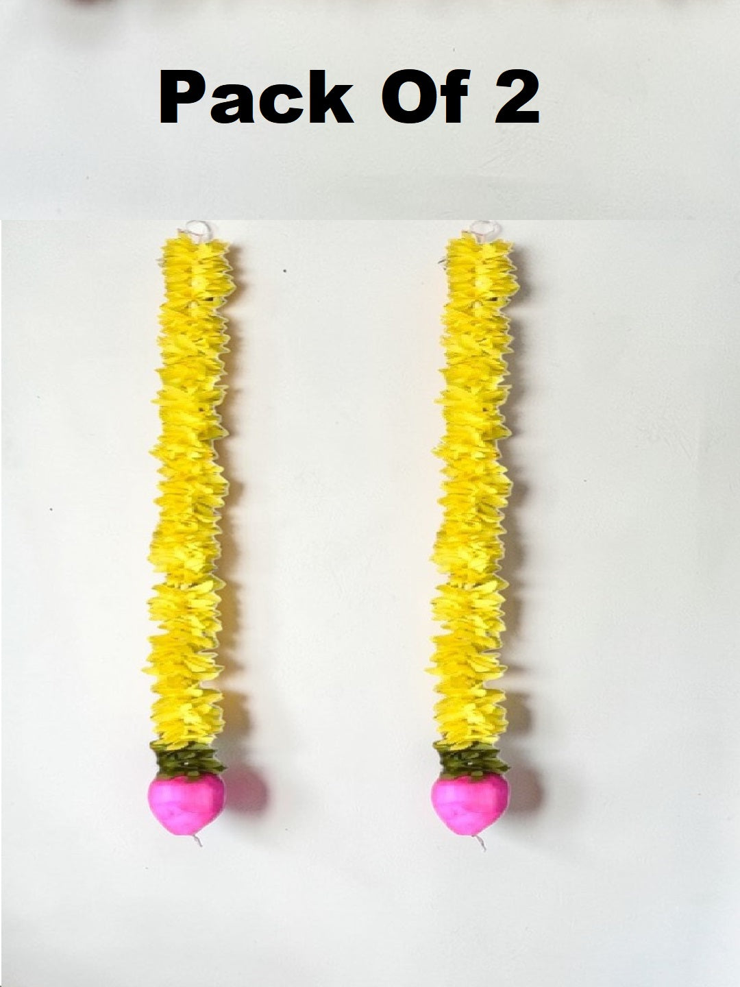 Sigaram 2 FT Yellow Artificial Flower Toran For Home Door & Wedding Ceremany K 5019