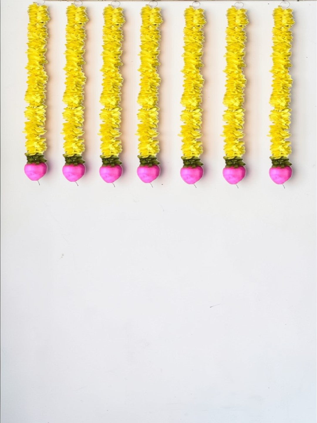 Sigaram 2 FT Yellow Artificial Flower Toran For Home Door & Wedding Ceremany K 5019