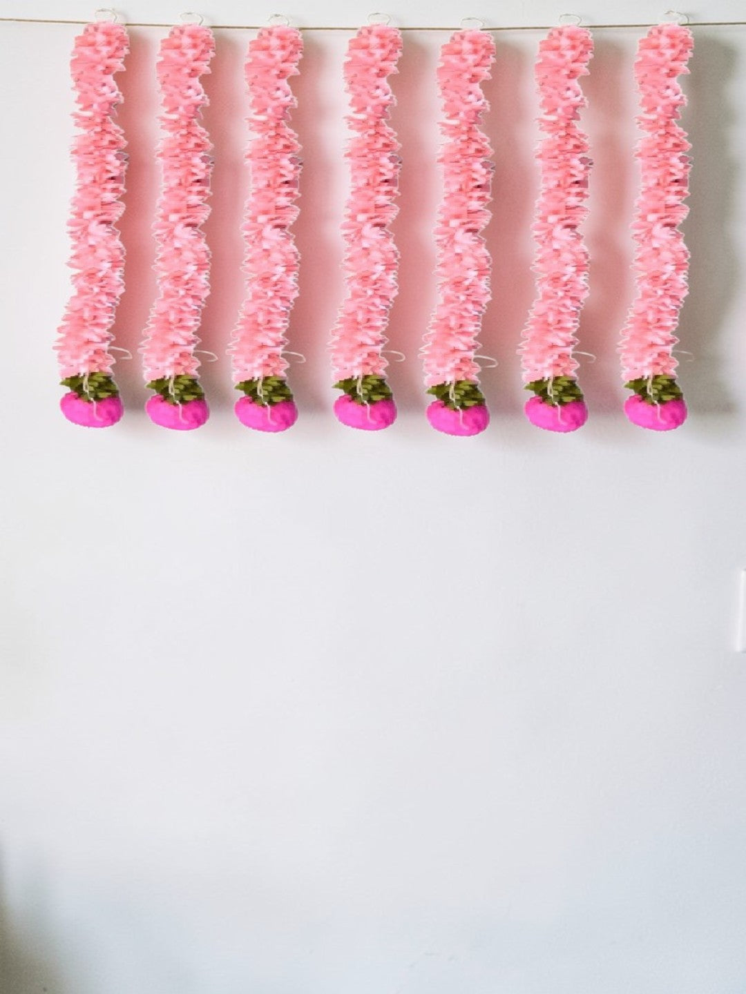 Sigaram 2 FT Pink Artificial Flower Toran For Home Door & Wedding Ceremany K 5021