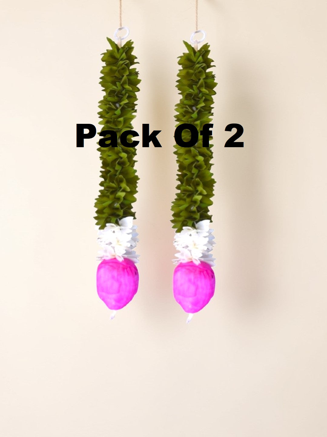 Sigaram 1 FT Green Artificial Flower Toran For Home Door & Wedding Ceremany K 5022