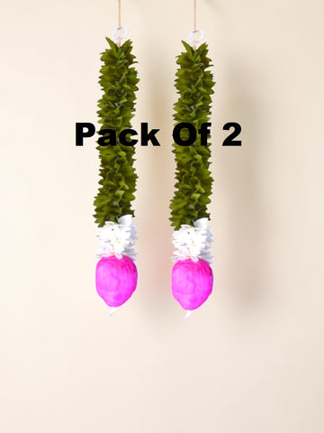 Sigaram 1 FT Green Artificial Flower Toran For Home Door & Wedding Ceremany K 5022