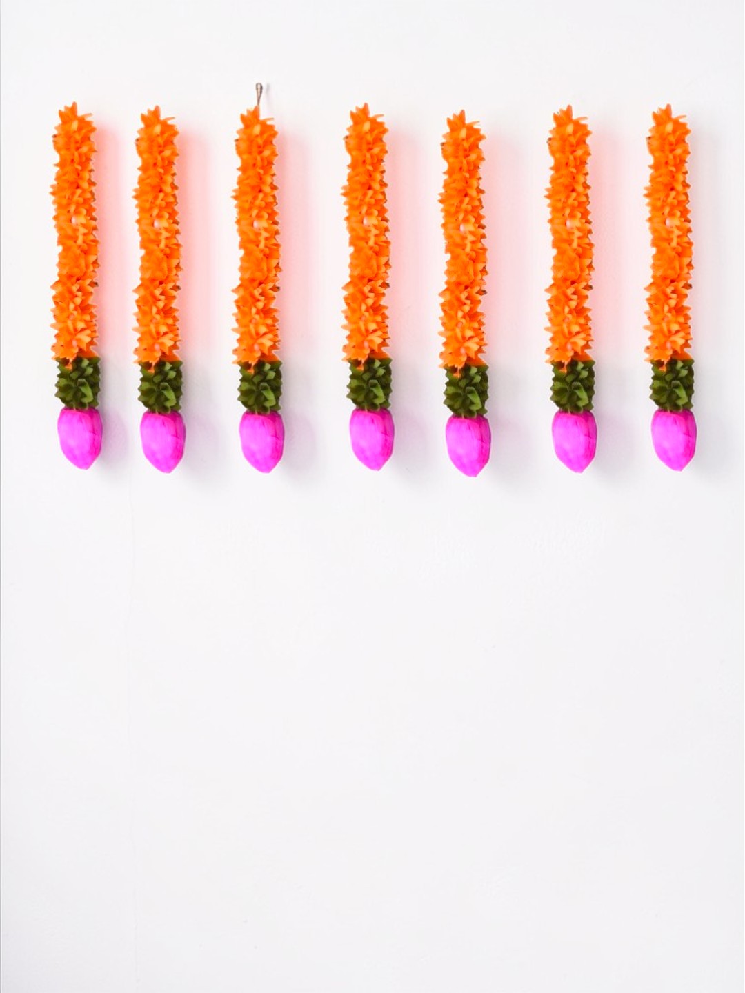 Sigaram 1 FT Orange Artificial Flower Toran For Home Door & Wedding Ceremany K5023