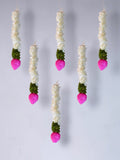 Sigaram 1 FT White Artificial Flower Toran For Home Door & Wedding Ceremany K 5024