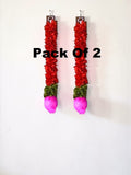 Sigaram 1 FT R Artificial Flower Toran For Home Door & Wedding Ceremany K 5025