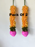 Sigaram 1 FT Yelllow Artificial Flower Toran For Home Door & Wedding Ceremany K 5026