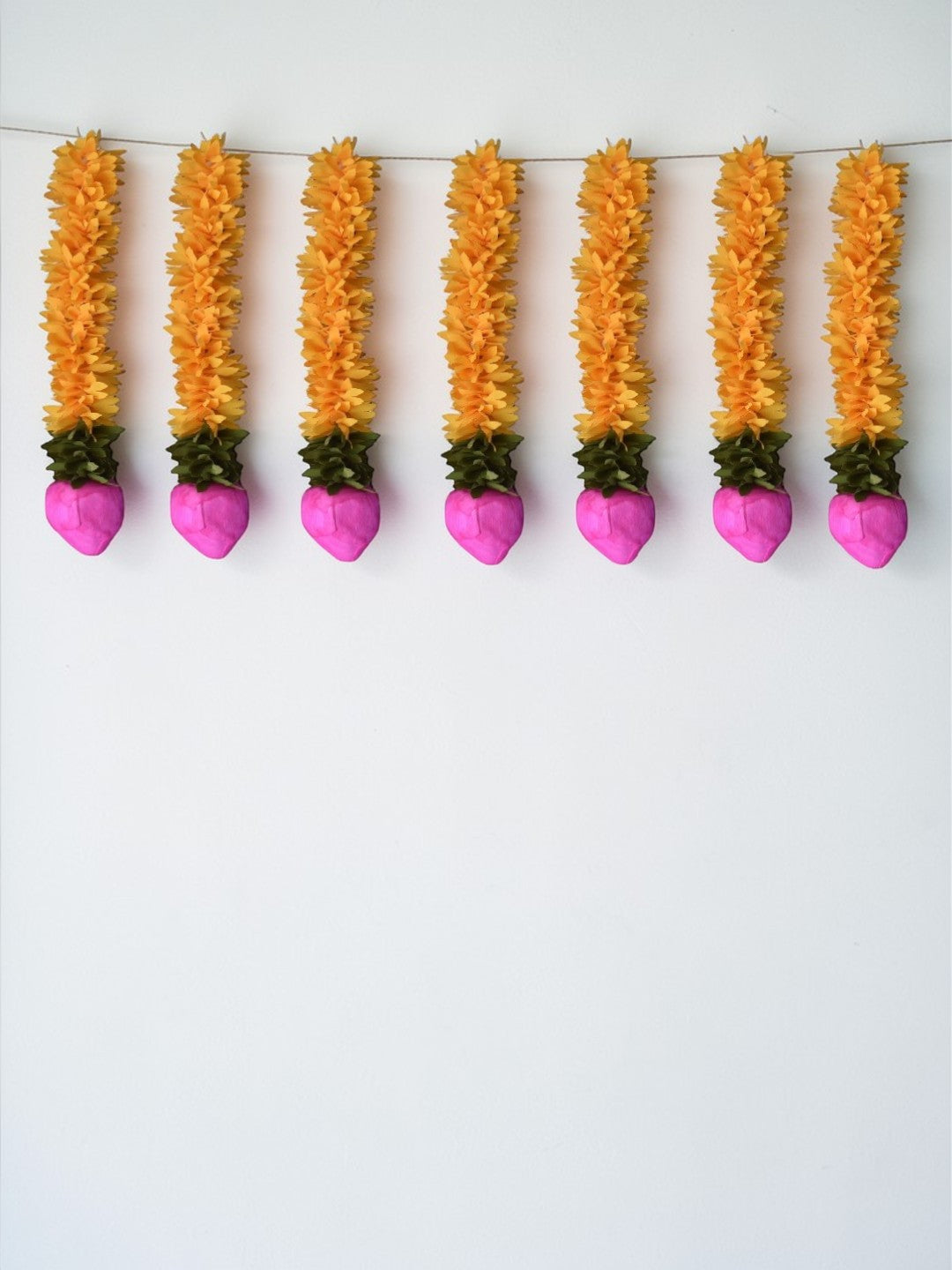 Sigaram 1 FT Yelllow Artificial Flower Toran For Home Door & Wedding Ceremany K 5026