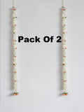 Sigaram 58 Inch White Artificial Flower Toran For Home Door & Wedding Ceremany K 5028