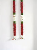 Sigaram 58 Inch Red Artificial Flower Toran For Home Door & Wedding Ceremany K 5035