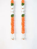 Sigaram 58 Inch Orange Artificial Flower Toran For Home Door & Wedding Ceremany K 5036