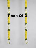 Sigaram 58 Inch Yellow Artificial Flower Toran For Home Door & Wedding Ceremany K 5037