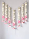 Sigaram 20 Inch White Artificial Flower Toran For Home Door & Wedding Ceremany K 5039