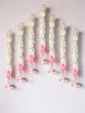 Sigaram 20 Inch White Artificial Flower Toran For Home Door & Wedding Ceremany K 5039