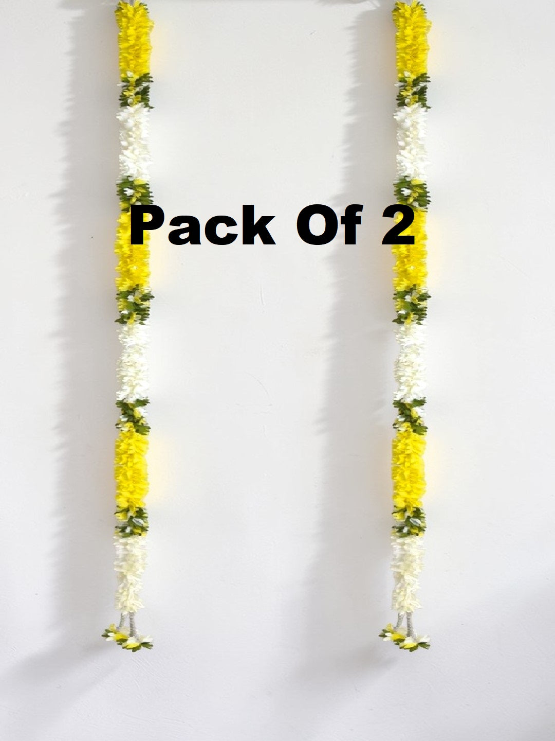 Sigaram 59 Inch Yellow Artificial Flower Toran For Home Door & Wedding Ceremany K 5046