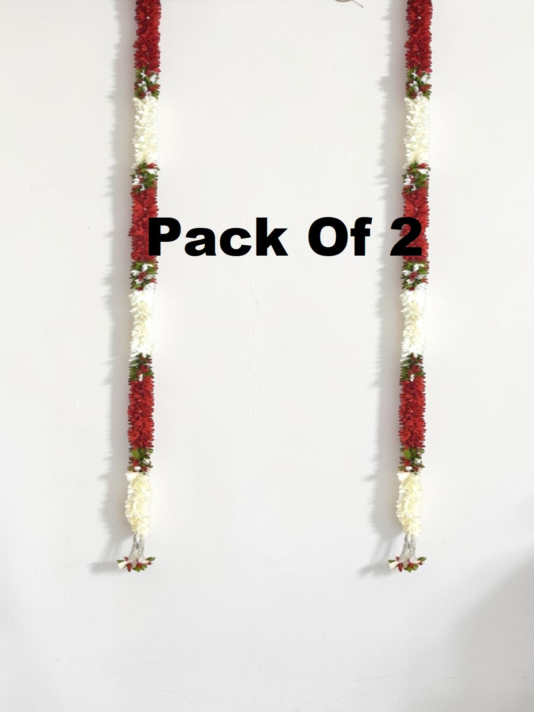 Sigaram 59 Inch Red Artificial Flower Toran For Home Door & Wedding Ceremany K 5047