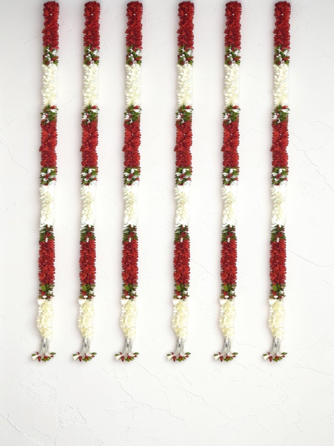 Sigaram 59 Inch Red Artificial Flower Toran For Home Door & Wedding Ceremany K 5047