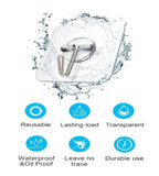 Sigaram Pack of 4 Adhesive 3 KG Capacity Wal Hooks For Home & Office K5063