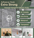 Sigaram Pack of 6 Adhesive 10 KG Capacity Wal Hooks For Home & Office K5066