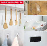 Sigaram Pack of 3 Adhesive 3 KG Capacity Wal Hooks For Home & Office K5068