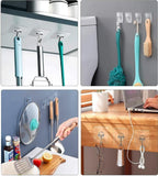 Sigaram Pack of 8 Adhesive 3 KG Capacity Wal Hooks For Home & Office K5069