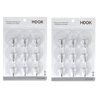 Sigaram Pack of 18 Adhesive 5 KG Capacity Wal Hooks For Home & Office K5070