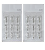 Sigaram Pack of 18 Adhesive 10 KG Capacity Wal Hooks For Home & Office K5071