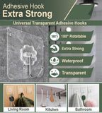 Sigaram Pack of 12 Adhesive 10 KG Capacity Wal Hooks For Home & Office K5072
