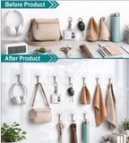 Sigaram Pack of 12 Adhesive 10 KG Capacity Wal Hooks For Home & Office K5072