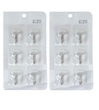 Sigaram Pack of 12 Adhesive 10 KG Capacity Wal Hooks For Home & Office K5072