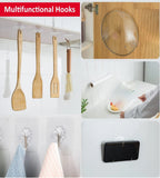 Sigaram Pack of 6 Adhesive 3 KG Capacity Wal Hooks For Home & Office K5074