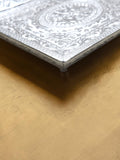 Sigaram 16x13 Inch Silver Plated Pooja Tray For Home & Wedding Functions K5226