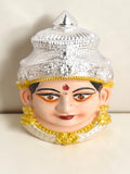 Sigaram 9 Inch Silver Plated Lakshmi Face Mukoot for Home & Varalakshmi Festival K5232