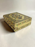 Sigaram 11x8 Inch Gold Plated Wooden Zaveri Jewellery Storage Box K5221