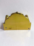 Sigaram 6x4 Inch Wooden Gold Plated Simhasan for Home God Idols Simhasan K5240