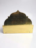 Sigaram 10x15 Inch Wooden Gold Plated Simhasan for Home God Idols Simhasan K5243