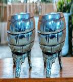 Sigaram Antique German Silver Kum Kum Cup With Lay For Home Pooja Decor K4387