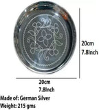 Sigaram Pooja Plate with Stand is best for Home, Office and Temple Poojas K3125