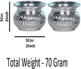 Sigaram Pure german silver kumkum cup for pooja K2522