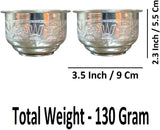 Sigaram Brass 3.5 Inch Tirumala Prasadam Bowl For Home Pooja Festival K4650
