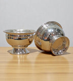Sigaram 2 Inch Brass Kum Kum Bharani Cup for Home Temple Pooja Decore K4708