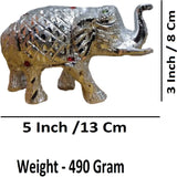 Sigaram 3 Inch Metal Elephant For Home Pooja Decore K4435