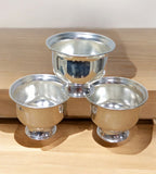 Sigaram German Silver 2.5 Inch Kum Kum Bharani Cup For Home Pooja Decor K4637