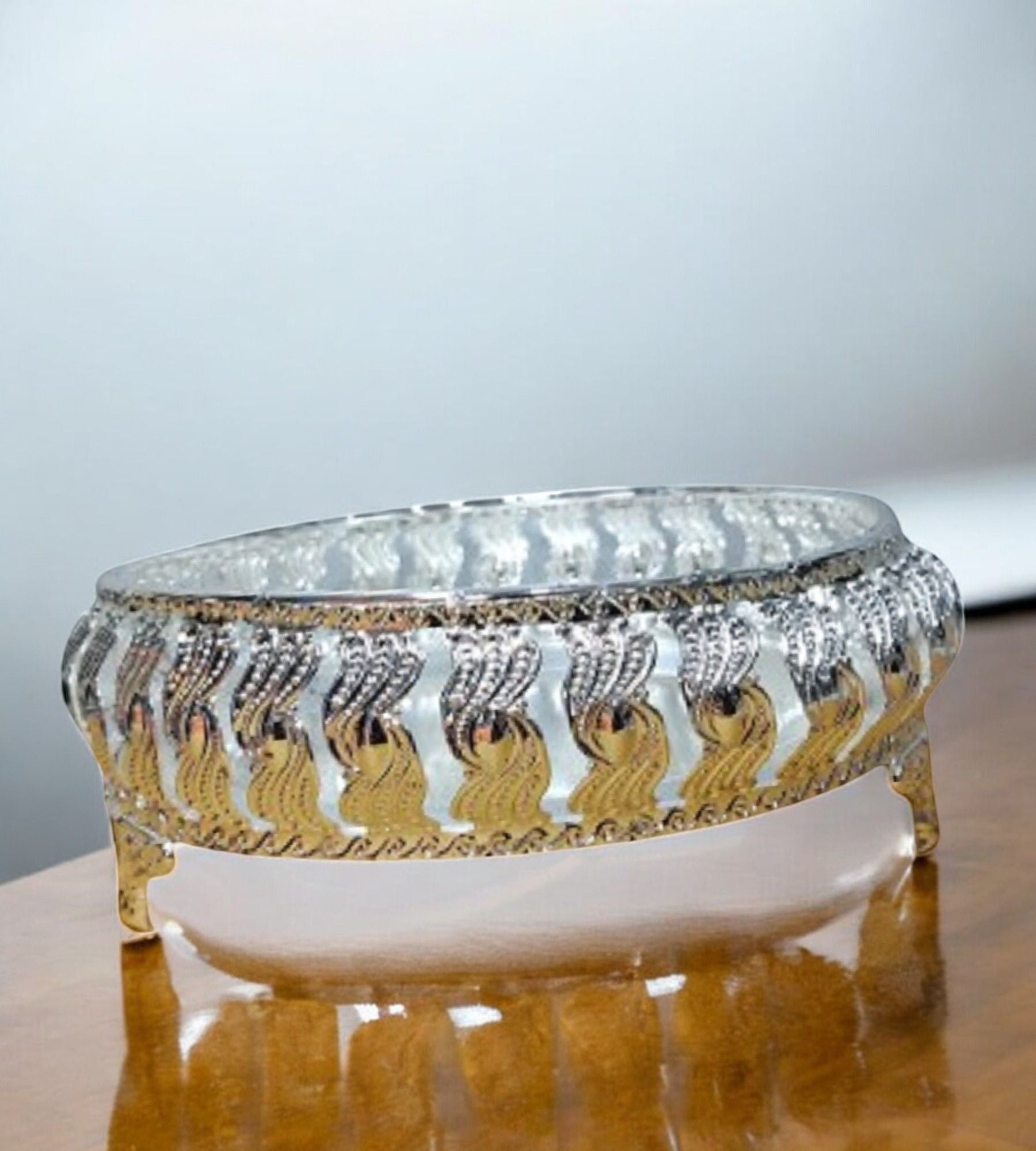 Sigaram 6 Inch Wedding Tray For Pooja Festival and Wedding Ceremany K4462