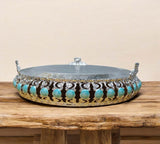 Sigaram 8 Inch Wedding Tray For Pooja Festival and Wedding Ceremany K4450
