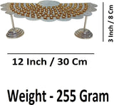Sigaram Silver Plated Zig Design 108 Flower Stand for Varamahalakshmi Pooja Festival K4749