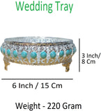 Sigaram 6 Inch Wedding tray For Pooja Festival and Wedding Ceremany K4458