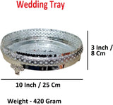 Sigaram 10 Inch Wedding tray For Home Pooja and Wedding Ceremany K4461