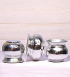 Sigaram German Silver Plain Kum Kum Cup/ Haldi Cup/ Batlu For Home Pooja Decor K4664