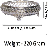 Sigaram 7 Inch Metal Wedding Tray For Pooja Festival and Wedding Ceremany K4688