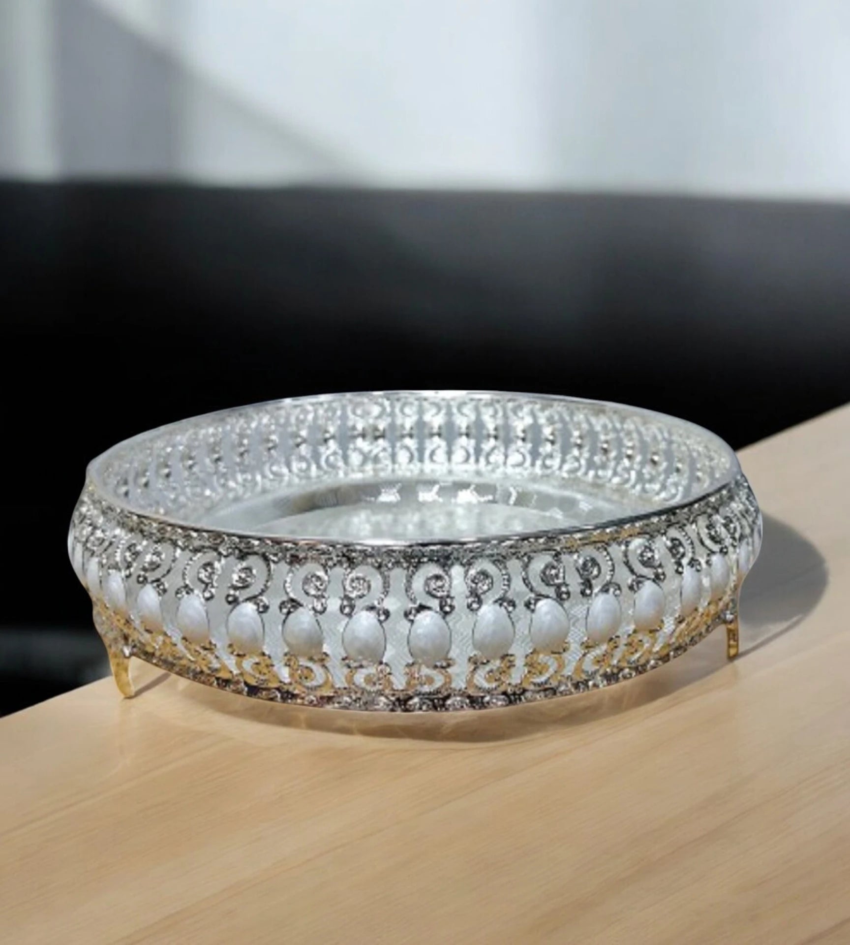 Sigaram 10 Inch Wedding Tray For Pooja Festival and Wedding Ceremany K4453